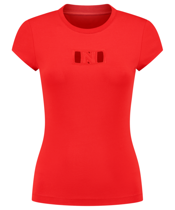 NIKKIE - Dolton T-shirt - Goji Red