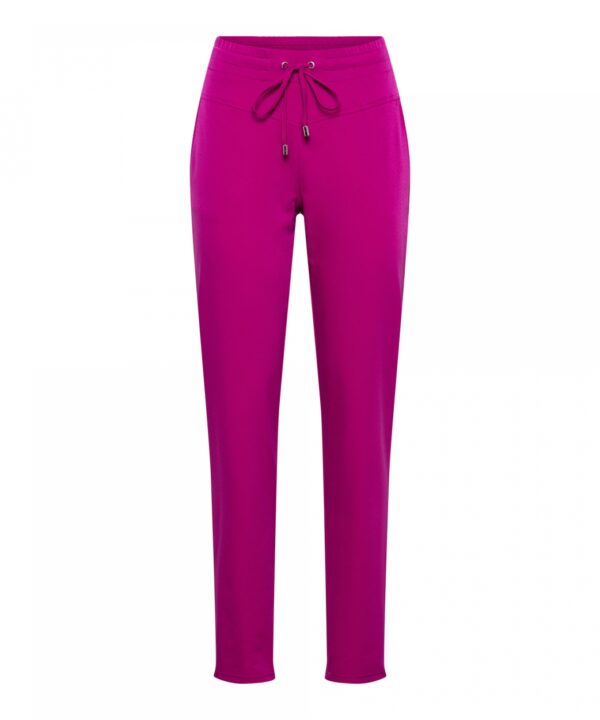 &Co Woman - Penny Travel - Raspberry Travelstof Broek Dameskleding Roze