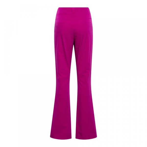 &Co Woman - Penelope Flare Travel - Raspberry Women's clothing trousers pink from Travel fabric.