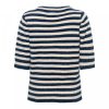 &Co Woman - Belen Stripe - Denim Multi | Morgen in huis - Top - Blauw - Wit - Dameskleding