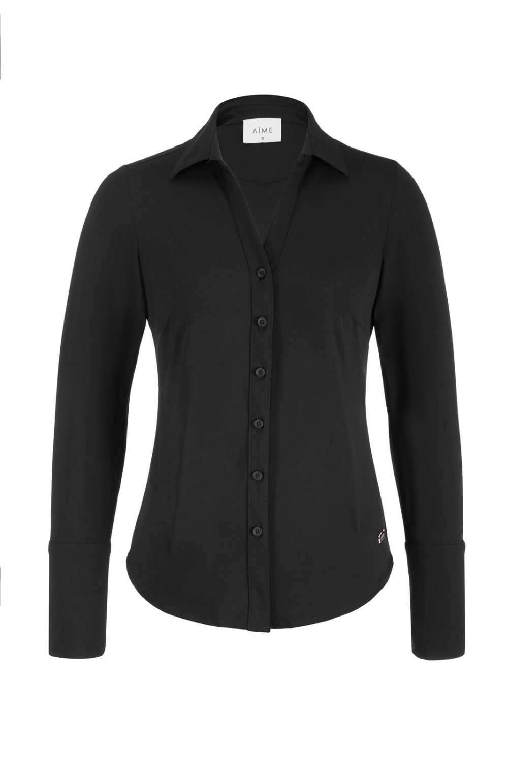 Aime - Vera Blouse - Black - Travelstof | Morgen in huis - Zwart - Dameskleding - Aime Balance