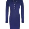 Aime Balance - Anna Dress - Dark Blue - Travel fabric Tomorrow at home