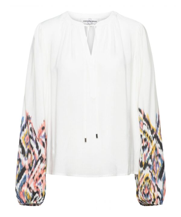 &Co Woman - Abby Blouse - Off White | Tomorrow Delivery