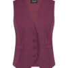 Lady Day - Gilet Jade - Cherry Pinstripe Print