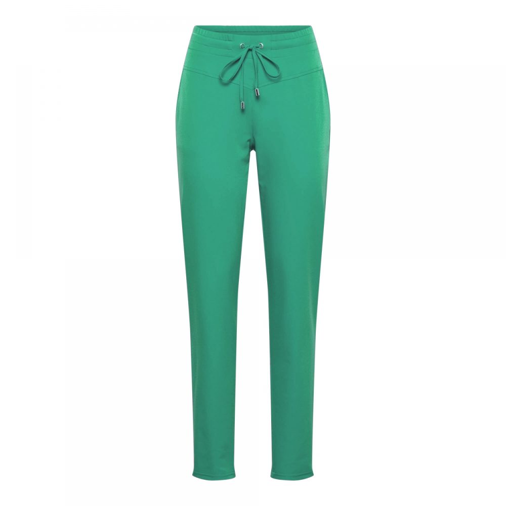 &Co Woman - Penny Travel - Green Travelstof broek dames mode kleding