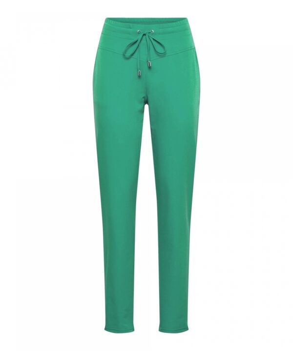 &Co Woman - Penny Travel - Green Travelstof broek dames mode kleding