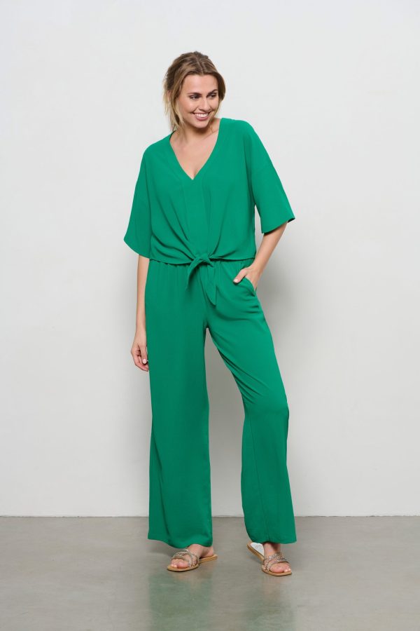 &Co Woman - Julie Trouser - Green Women's Trouser Green Fashion for Women clothing