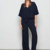 &Co Woman - Kaia Blouse - Navy | Morgen in huis