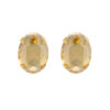 Madam Peach | Glass beads - Gold/Champagne - Tomorrow at home - Earrings