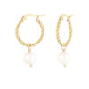 Madam Peach | Pearl pendant - Gold - Tomorrow at home - Earrings