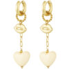 Madam Peach | Love on the lips - Gold - Gold - Earrings