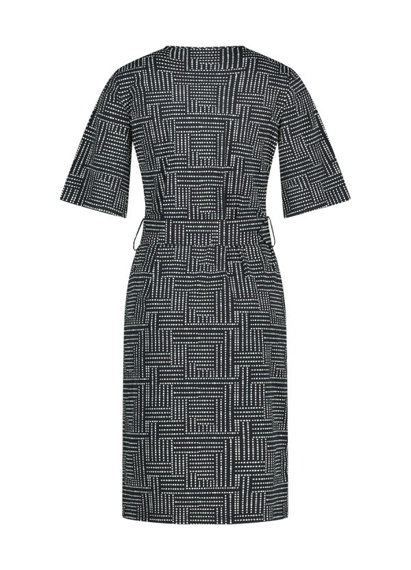 Aime Balance | Livia Dress - Square Dot - Travel Fabric