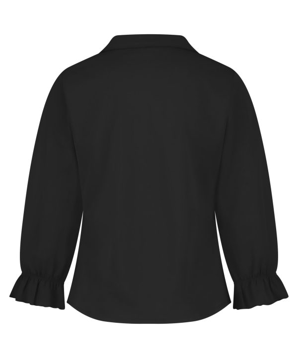 Lady Day - Abby Blouse - Black - Travel fabric - Tomorrow at home