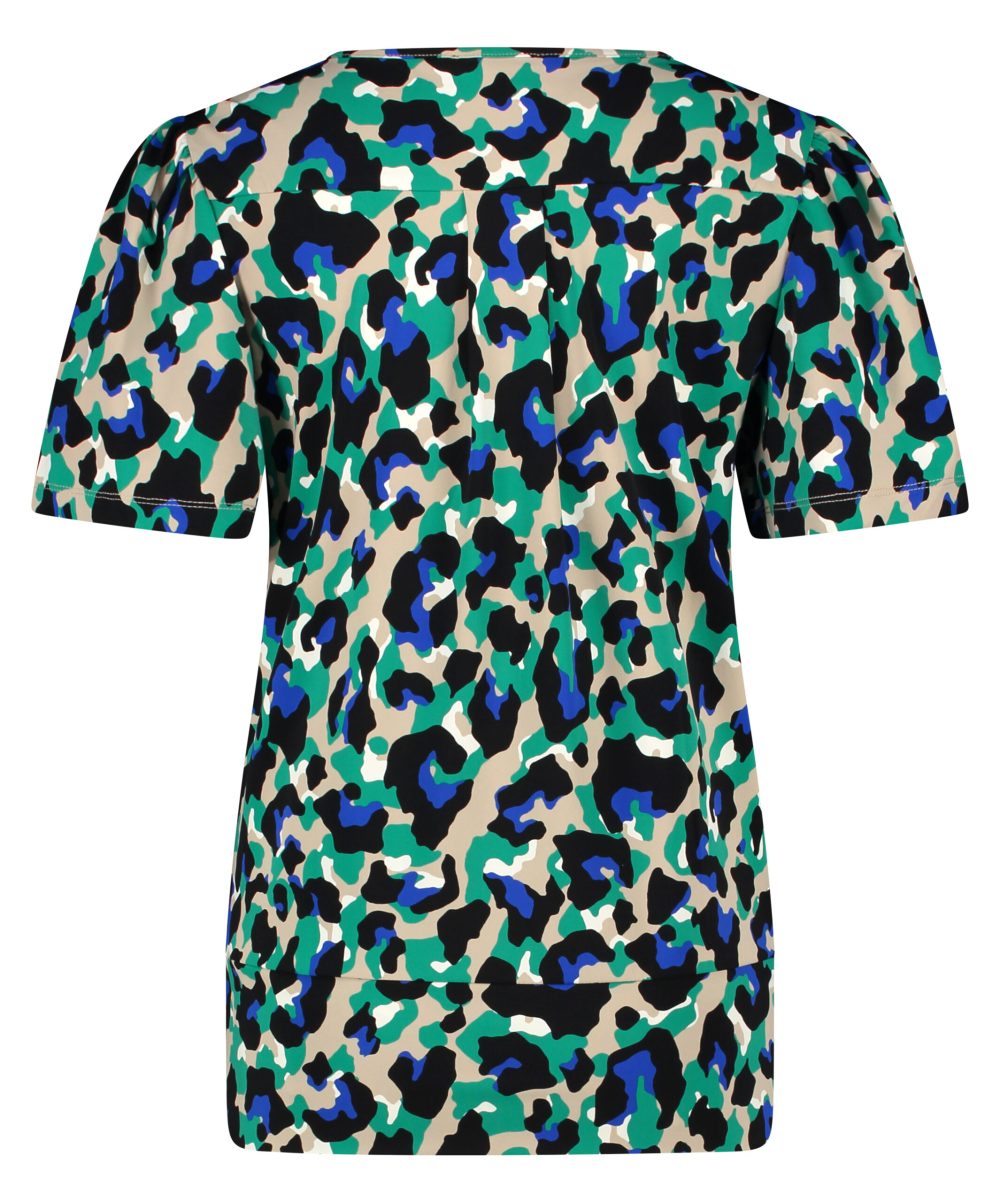 Lady Day | Top Amber - Leopard Paradise Green | Morgen in huis