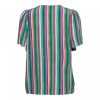 &Co Woman - Ella Striped Top - Green Multi