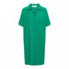 &Co Woman - Alison Dress - Green Jurk Viscose Dames kleding mode