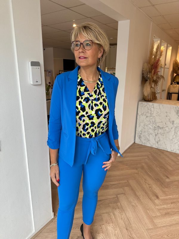 Lady Day | Blazer Bali - Blue Iris - Home tomorrow - Travel fabric