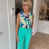 Lady Day | Top Claire - Summer Park Damesblouse van Travelstof mode voor vrouwen
