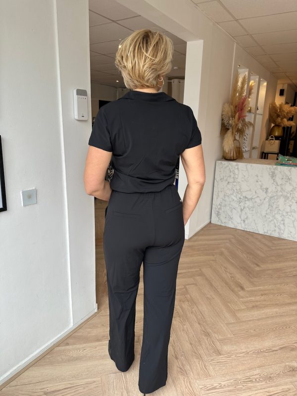 Lady Day | Jumpsuit Luna - Black | Tomorrow at home - Travel fabric - Black Women's fashion for women black