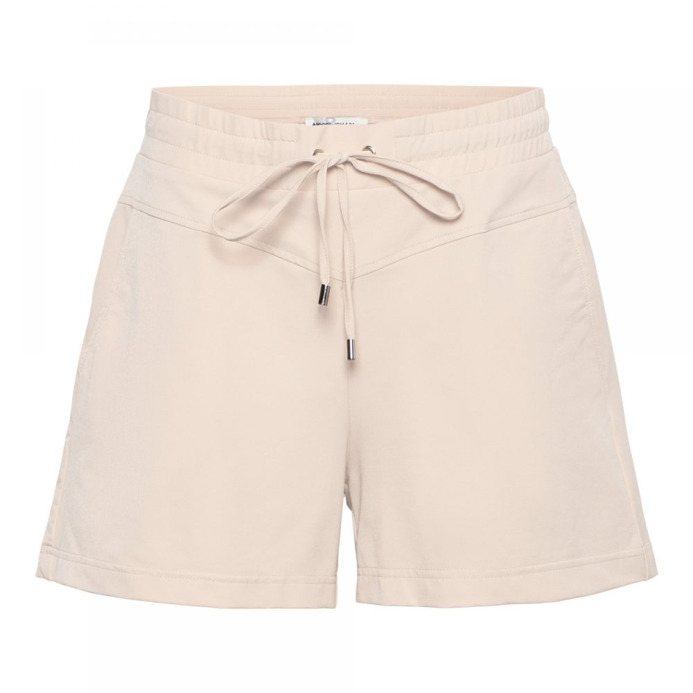 &Co Woman - Penny Short Travel - Sand Travelstof Korte Broek Andco Dames mode kleding