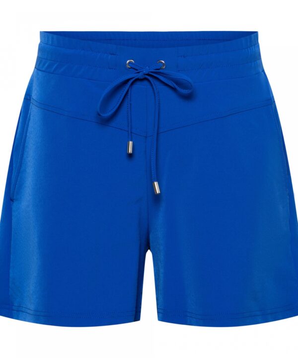 &CoWoman - Penny Travel Short - Cobalt - Travelstof - Dameskleding