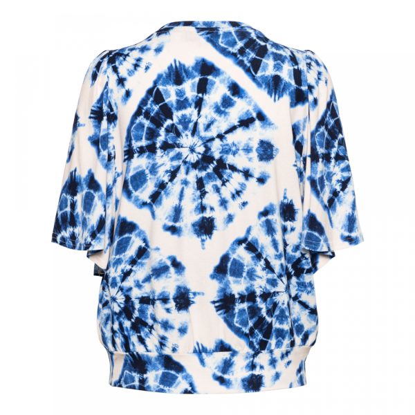 &Co Woman - Lindsey Top Tie Die - Light Navy Multi - Women's top for women