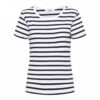 &Co Woman - Savi Top Stripe - Multi Navy Sweater Stripe Blue White Women's Fashion Women's Clothing