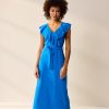 Lady Day - Dress Dunya - Blue Iris | Morgen in huis - Travelstof
