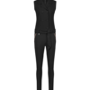 ZIP73 - Jumpsuit Revert - Zwart Jumpsuit in Travelstof - Dames mode kleding