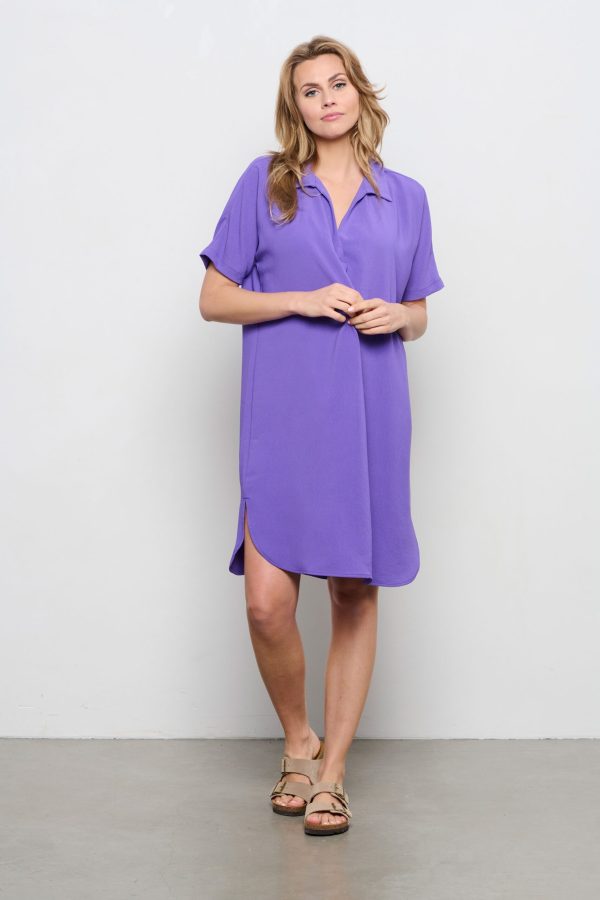 &Co Woman - Alison Dress - Violet | Tomorrow Delivery