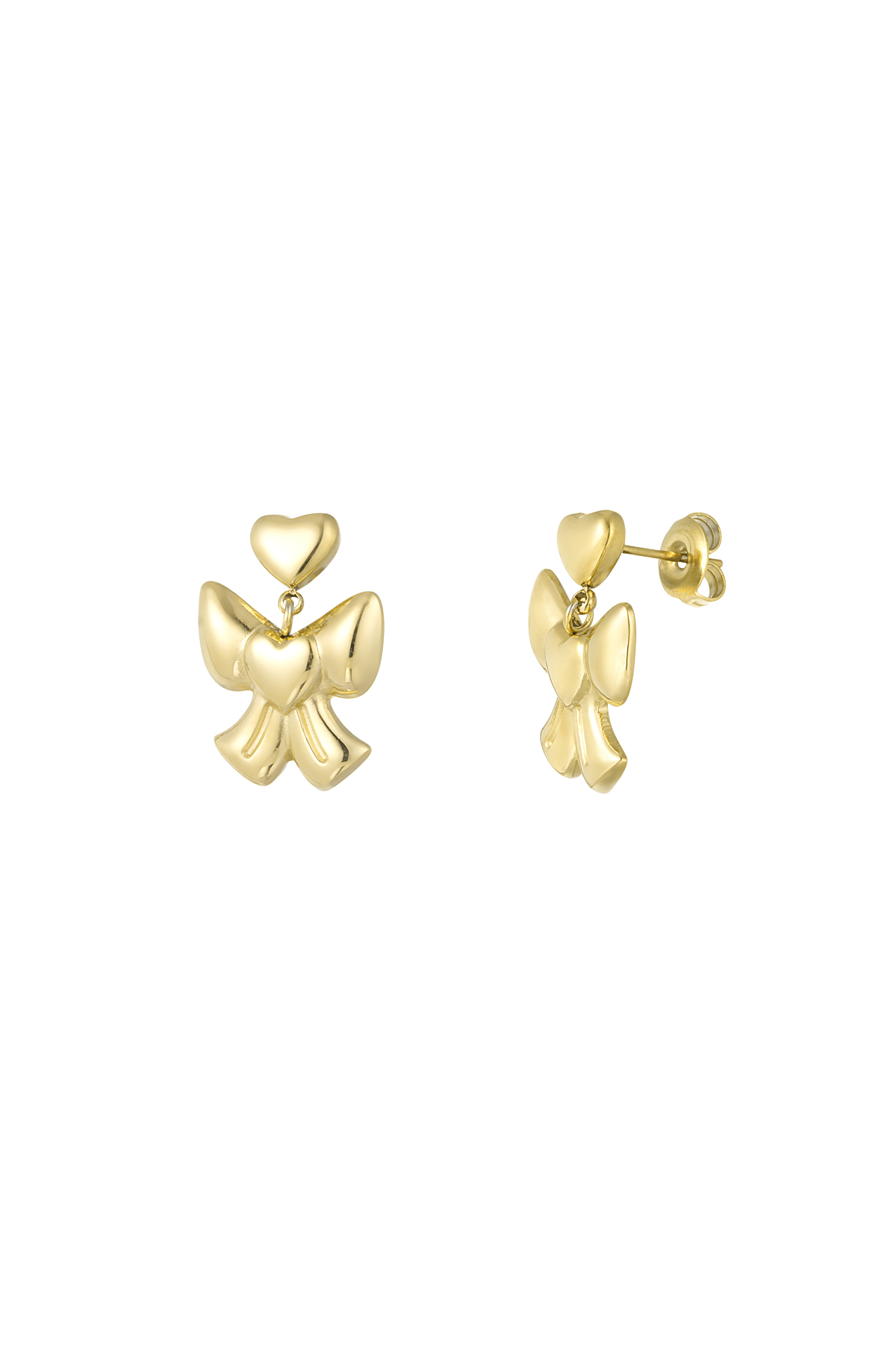 Madam Peach | Earrings - Bow Lover - Gold - Available tomorrow.