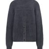 Aime Balance - Bobby Cardigan - Dark Blue - Travelstof - Damesvest - Donker blauw