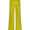 Aime - Hazel Pants - Lime Green - Travelstof - Damesbroek - Uitlopende pijp - Groen