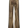 Aime - Isabeau Pants - Bronze - Travelstof - Damesbroek - Brons - Uitlopende pijp