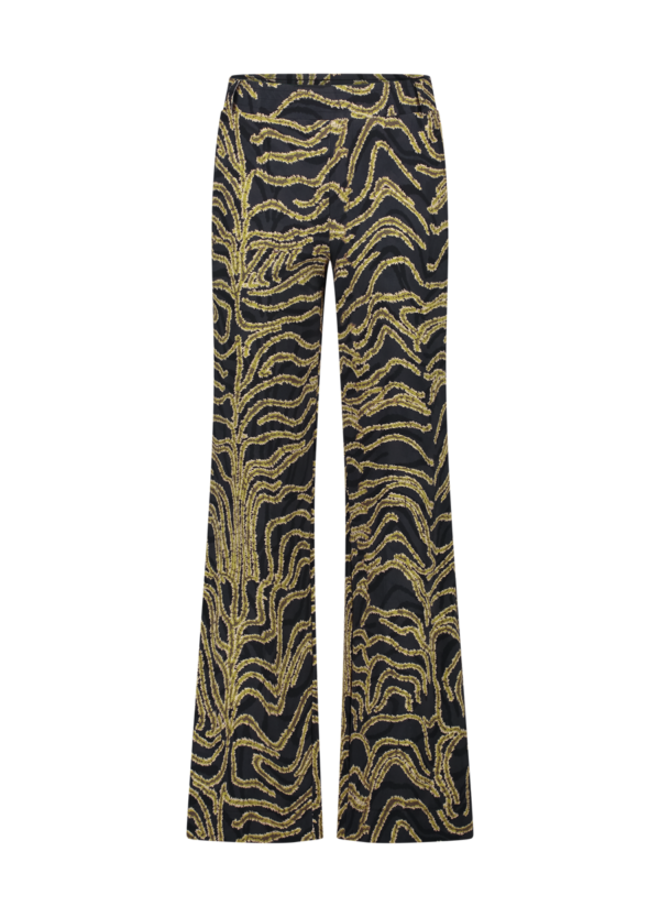 Aime Balance - Serenity Trouser - Frosty Leaves Dames Mode Winter Kleding Herfst Broek