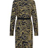 Aime Balance - Marlyn Dress - Frosty Leaves Dames Mode Herfst Jurk Kleding Winter