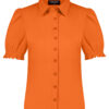 Lady Day - Britta Blouse - Sweet Sunrise - Travelstof Damesblouse Oranje Mode Kleding