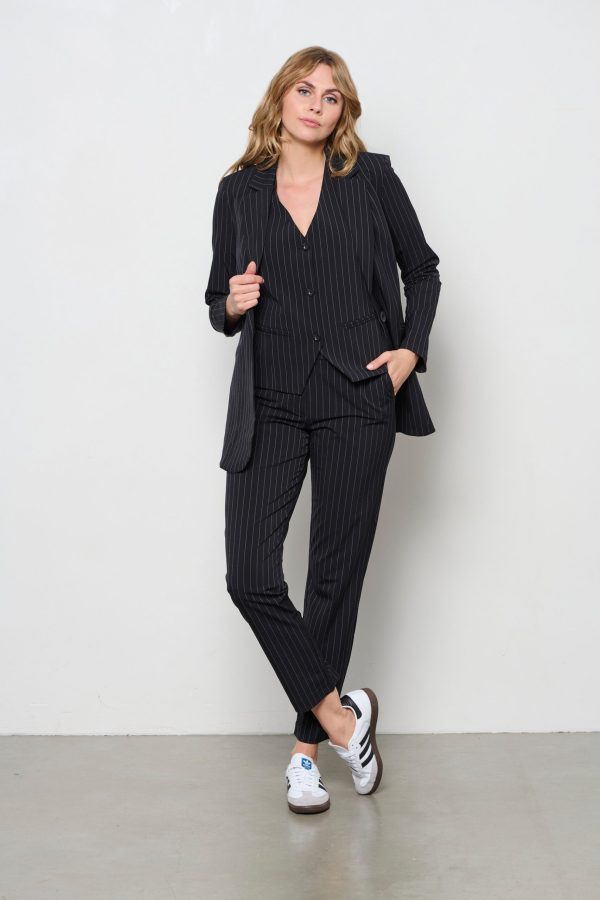 &Co Woman - Phoebe Stripe Travel - Black