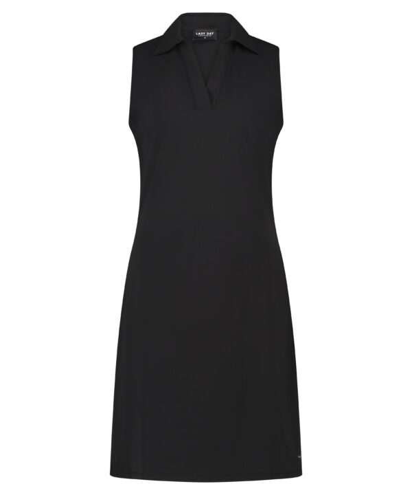 Lady Day | Dress Doda - Black. Chique Damesjurk van Travelstof Zwarte jurk mode voor vrouwen dames