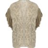 Aime - Elia Gilet - Creme - Dames gilet - Beige