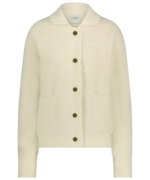 Aime - Bobby Cardigan - Bone Dames Kleding Herfst Jasje Kleding Winter