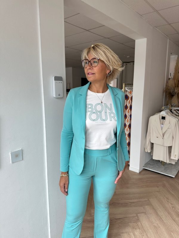 &Co Woman - Phileine Travel - Turquoise Blazer Ladies Fashion Clothing