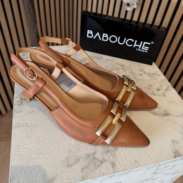 Babouche - Tamar Pump - Cognac