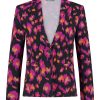 lady-day-blazer-billy-art-leopard-print Travel fabric Blazer by Stretch Ladies Fashion Women