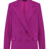 Lady Day - Blazer Carly - Cherry Travel fabric for Ladies Fashion Pink