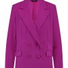 Lady Day - Blazer Carly - Cherry Travel fabric for Ladies Fashion Pink