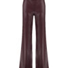 Lady Day - Chelsea Merlot - Trouser - Dameskleding - Travelstof - Vegan Leather -