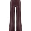 Lady Day - Chelsea Merlot - Trouser - Women's clothing - Travel fabric - Vegan Leather -