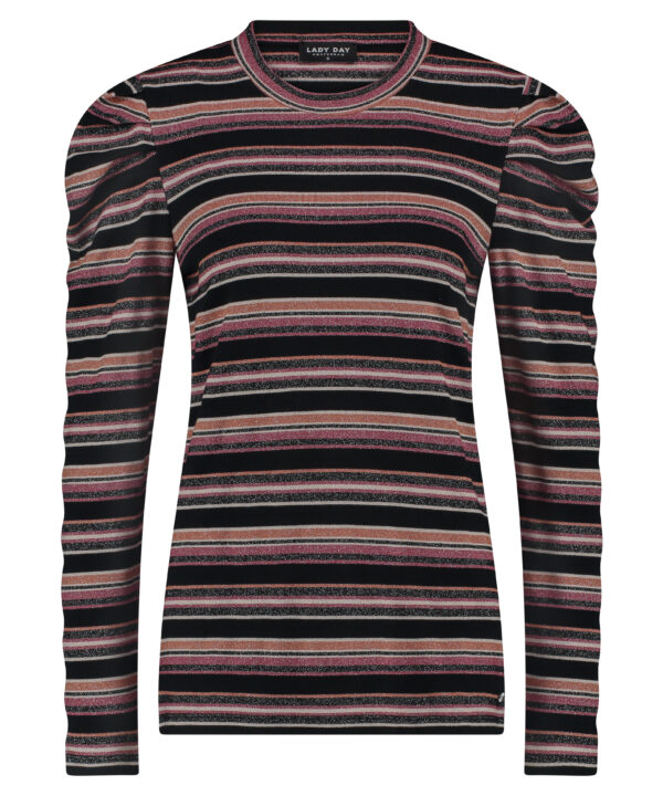 Lady Day - Top Donna - Black Stripe Trui voor vrouwen Herfst winter mode voor dames