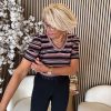 Lady Day - Top Toya - Black Stripe
